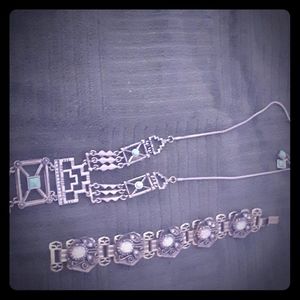 Vintage bracelet and a beautiful necklace.